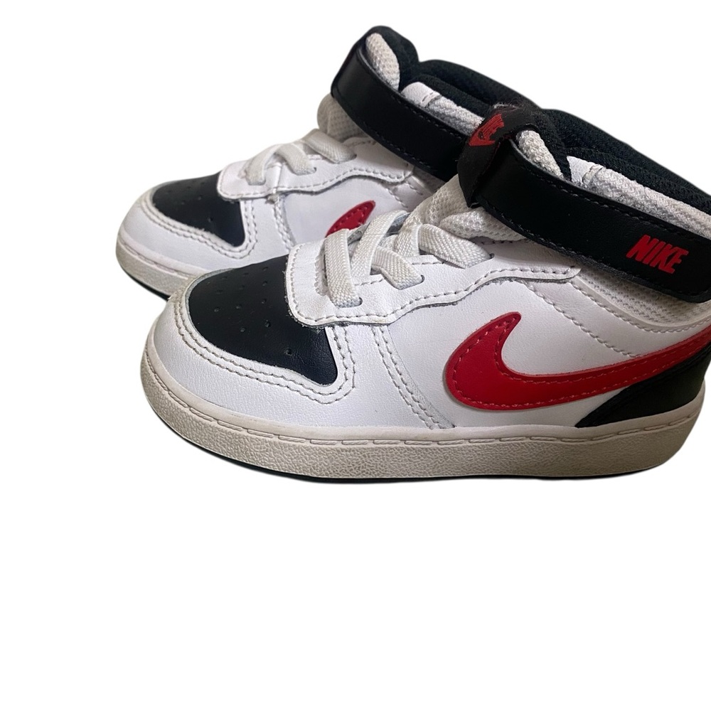 Nike Court Borough Mid 2 toddler shoes. 
-7C - Picture 3 of 7